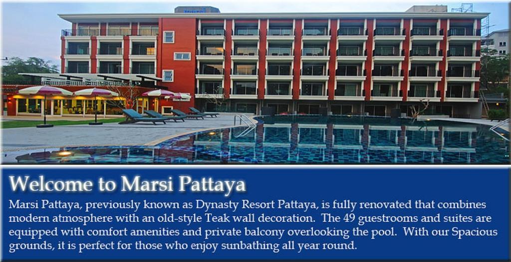 Hôtel Marsi Pattaya Extérieur photo